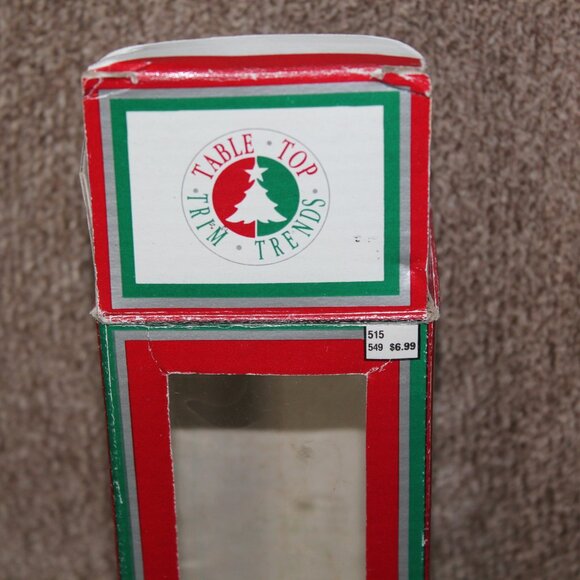 Santa Claus Table Top Trim Trends Vintage Figurine 8" Christmas Delux Decoration - Picture 10 of 10